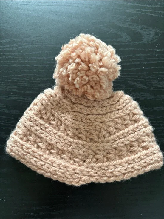 3-6 MO Baby Cozy Pom-Pom Beanie
