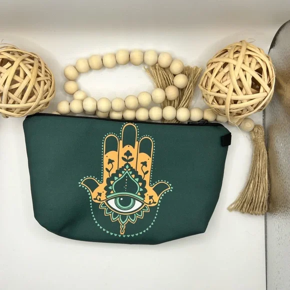 Hamsa Hand Makeup/Toiletry Bag NEW‎
