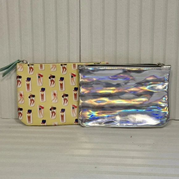 Ipsy Cosmetic Makeup Bags - Set Of 2‎ - Brand New
