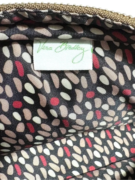 NWT - VERA BRADLEY Preppy Poly Small Cosmetic Case - Toast