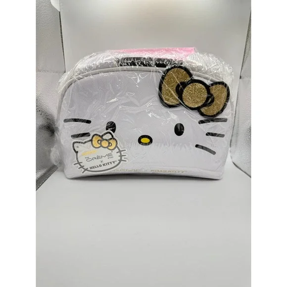 The Creme Shop x Hello Kitty Gold Mystery Bundle Cosmetic Bag & Hand Cream Set‎