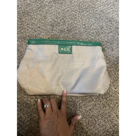 Green Ralph Lauren Cosmetic‎ Bag Makeup