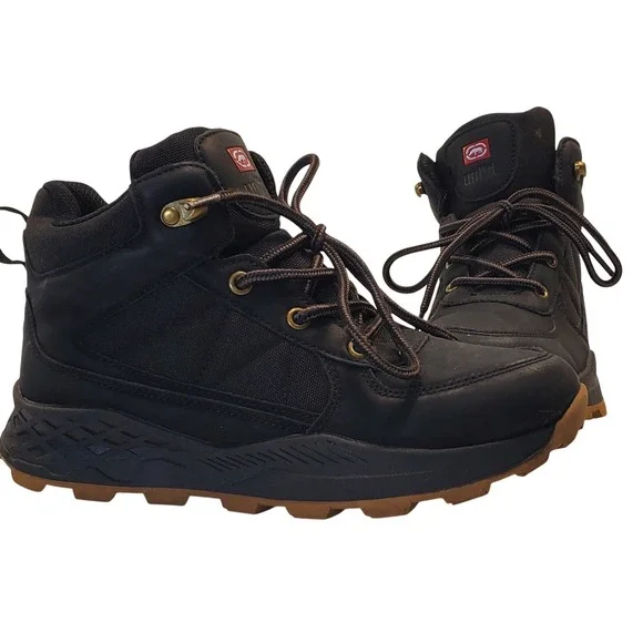 Ecko Unltd Men 4 Black‎ High Top Hiking Boots Gum Sole 59950/09JOSEPH14B