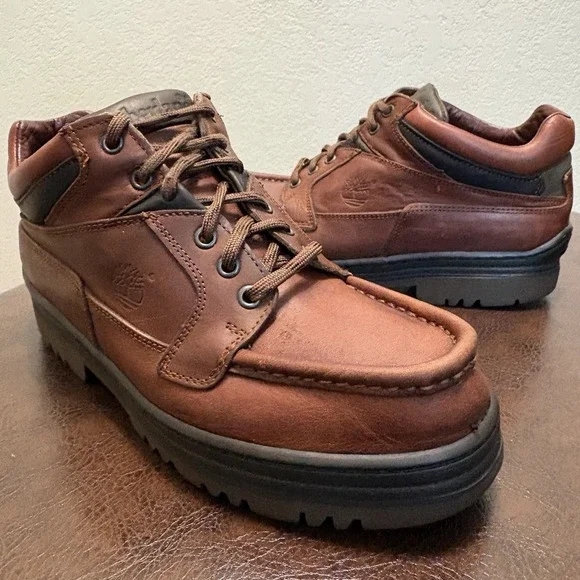 Vintage 2003 Timberland Heritage Moc Toe Mid GORE-TEX Boots Men's 7 W 37042 GTX
