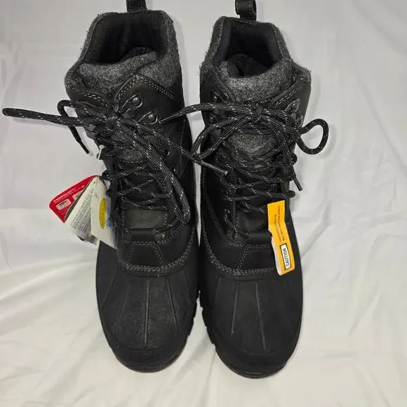 L.L. Bean TEK 2.5 Men's Sz. 10 Med. Black Vibram Arctic Grip Boots, New w/tag