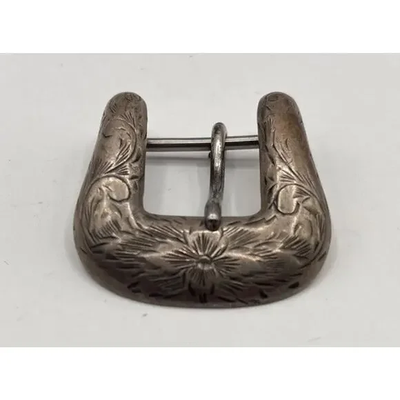 Vintage Western Silversmiths Canoga Park CA Sterling Silver Belt Buckle 1 Piece
