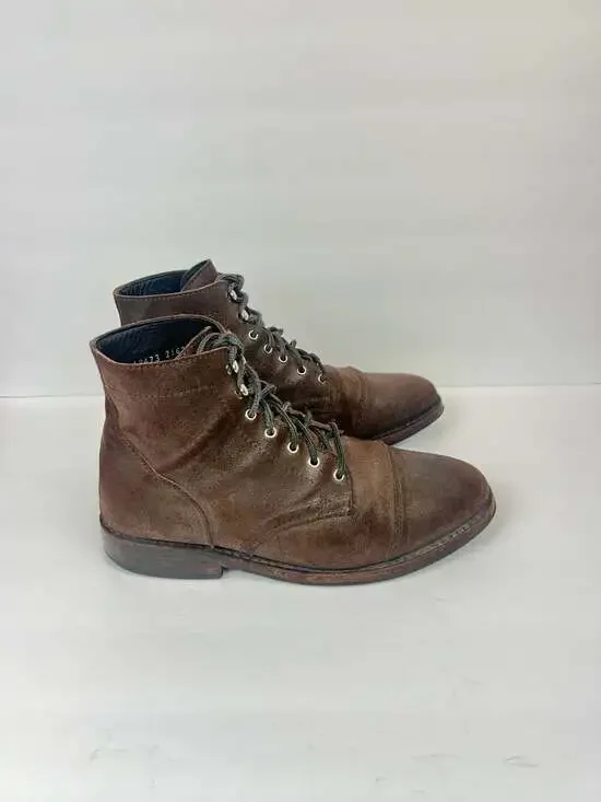 Thursday Boot Company Lace-Up Boots Brown, Size 9.5 (Bottom need repair)