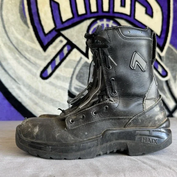 Size 9 - HAIX Airpower R2 Men's Tactical Boots Black Safety Station Duty 605109