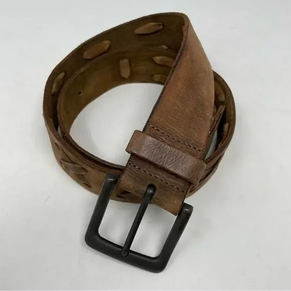 American Eagle Brown Leather Embellished 1.5