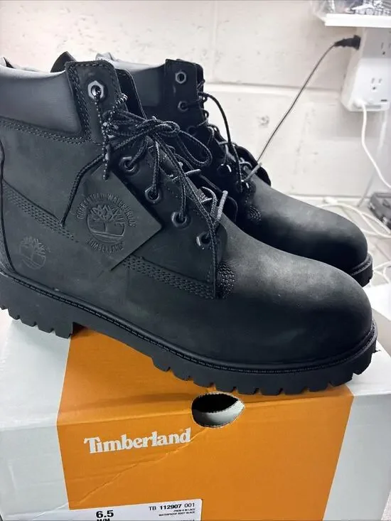 [TB112907001 GRADE SCHOOL TIMBERLAND PREMIUM 6-INCH WATERPROOF BOOT Size 6.5