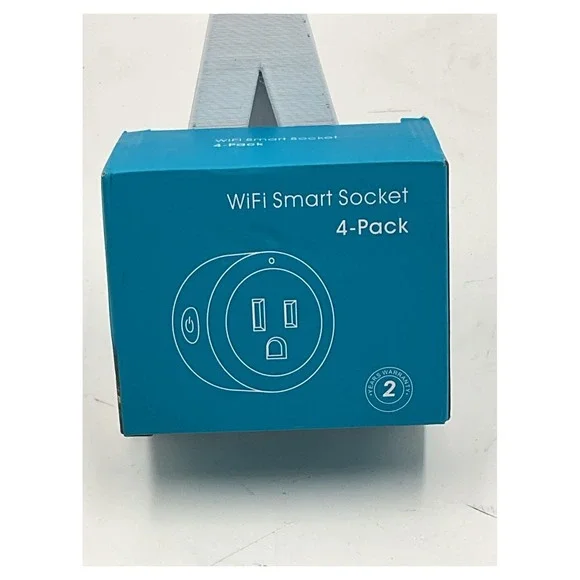 Amysen WiFi Smart Plug 4-Pack Alexa Google Home Compatible 10A YX-WS01 New‎
