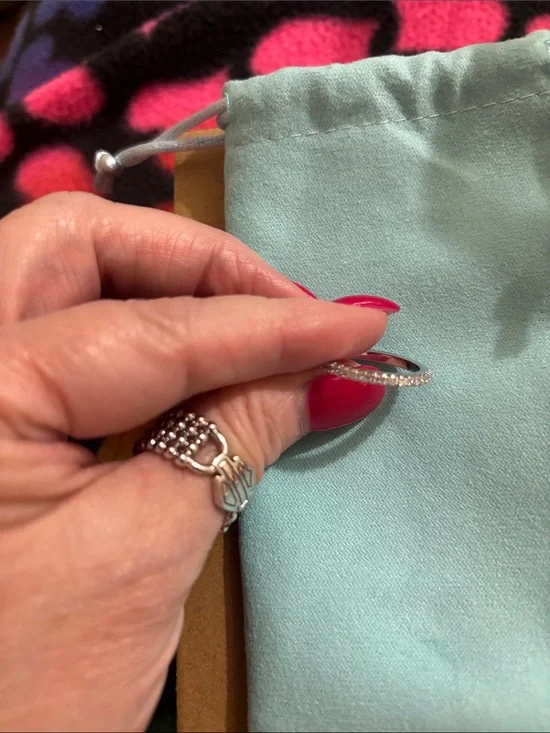Moissanite Diamond Ring.