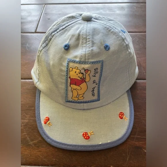 Vintage Winnie the Pooh Silly O Bear Baby Hat