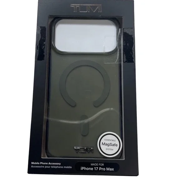Tumi iPhone 17 Pro Max Case Olive Green MagSafe Slim Cover TUOHMP17XSTMAN NEW‎
