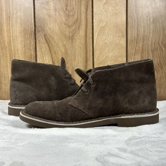 Clarks Desert Boots Men’s US 9 Brown Suede Chukka Ankle Lace Up Casual Shoes