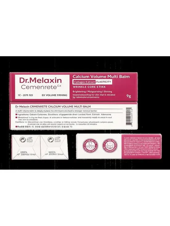 Lot of 2 Dr. Melaxin Cemenrete Calcium Multi Balm 9g K-Beauty Wrinkle Stick
