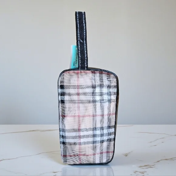 Plaid Cosmetic/Travel Bag