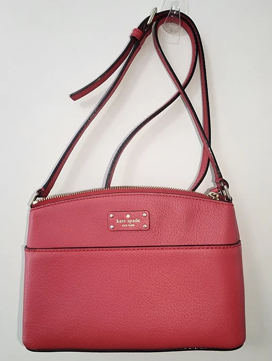 kate spade New York Red Leather Crossbody Bag