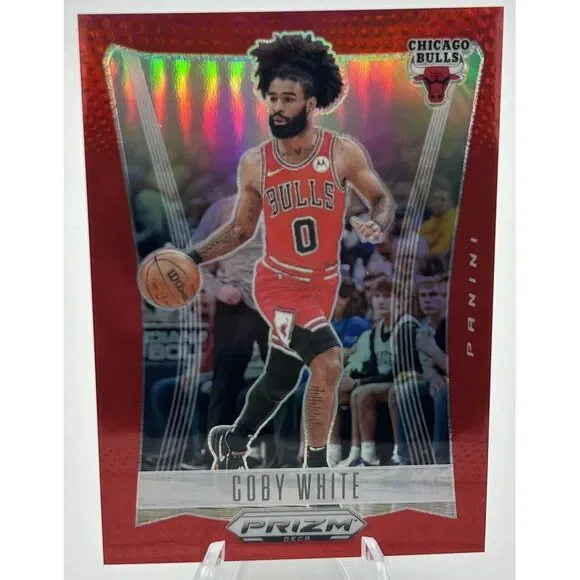2023-2024 Prizm Deca ‎ Coby White   Red Prizm 171/199