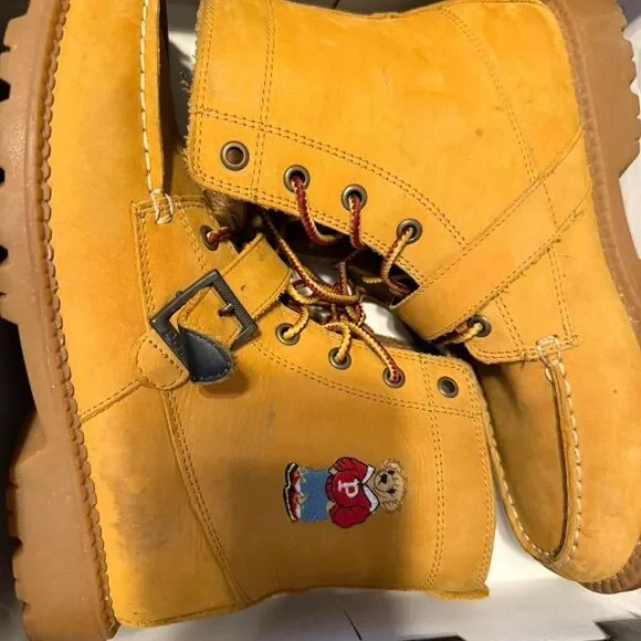 Polo-ralph-lauren Men's Black and Blue Boots