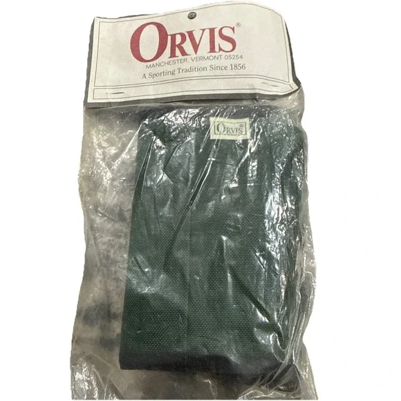 Orvis‎ Wader Belt With Pouch Green Canvas New Old Stock