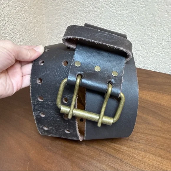 McGuire Nichols Workwear Genuine‎ Leather Tool Belt Holster Holder Contractor