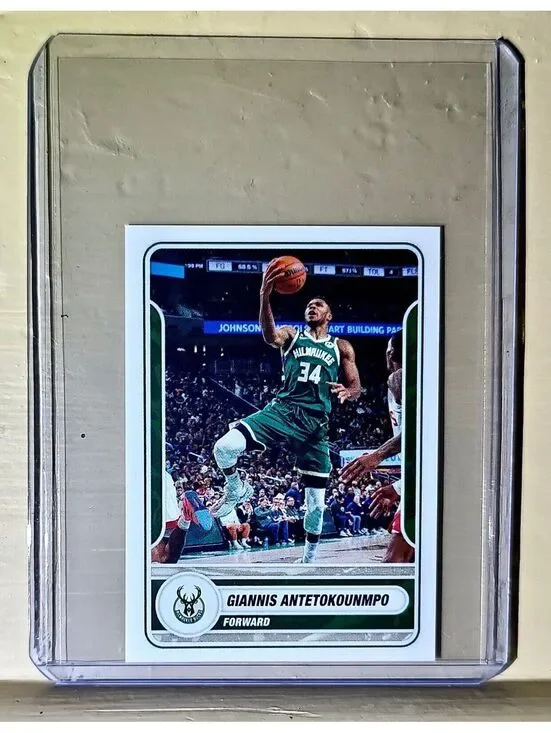 2023-24 Giannis Antetokounmpo Panini NBA Basketball #220 Sticker Milwaukee Bucks