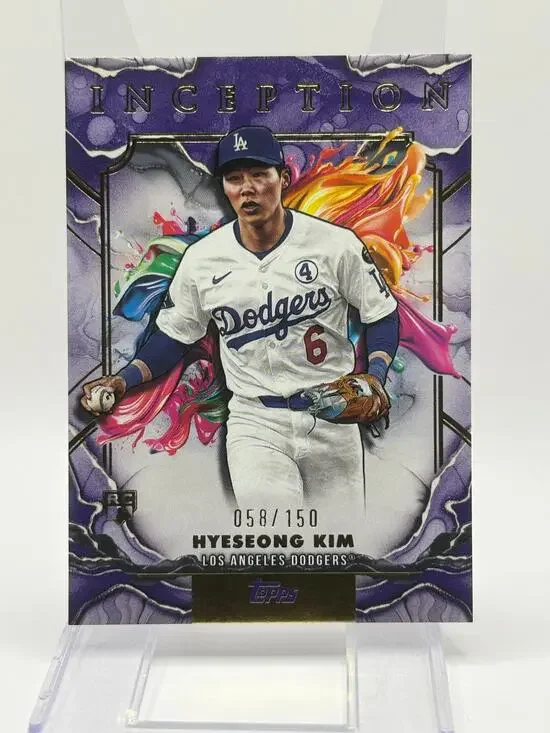 2025 Topps Inception Hyeseong Kim Rookie Purple 58/150 SP Los Angeles Dodgers RC