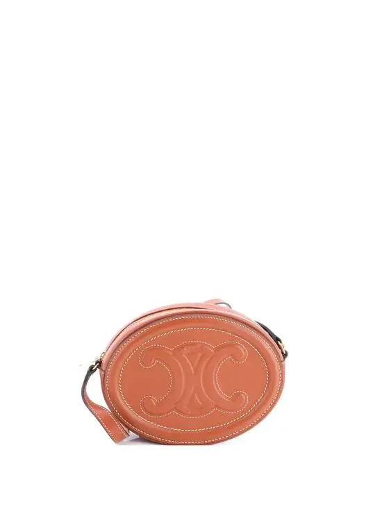 Celine Triomphe Oval Crossbody Bag #295486C12B