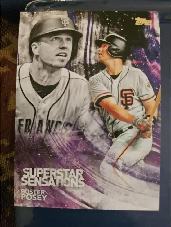 Buster Posey - 2018 Topps Superstar Sensations Insert #SSS-50 - RAW Mint