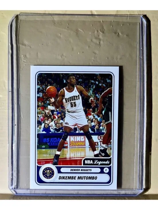 2023-24 Dikembe Mutombo Panini NBA Basketball #500 Sticker NBA Legends