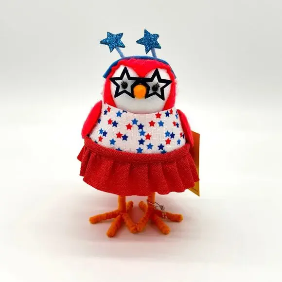 Target Sun Squad STARLA Patriotic 4th of July Star Glasses Fabric Bird 2024 New