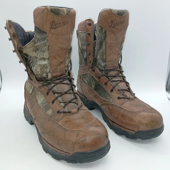 Danner Pronghorn Mens 11.5 EE 8in 400G Insulated Gore-Tex Hunting Boots Camo