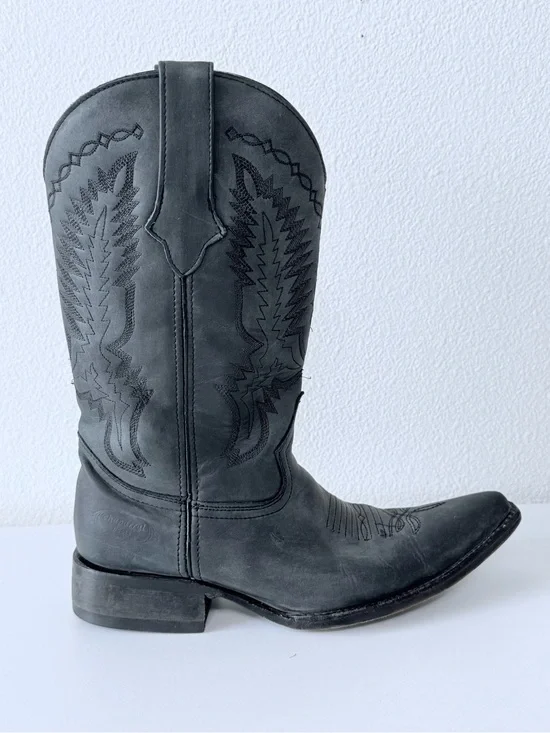 Vintage Chaparral Leather Boots US Men’s 9-Lemonwood Pegged Sole | León, Mexico