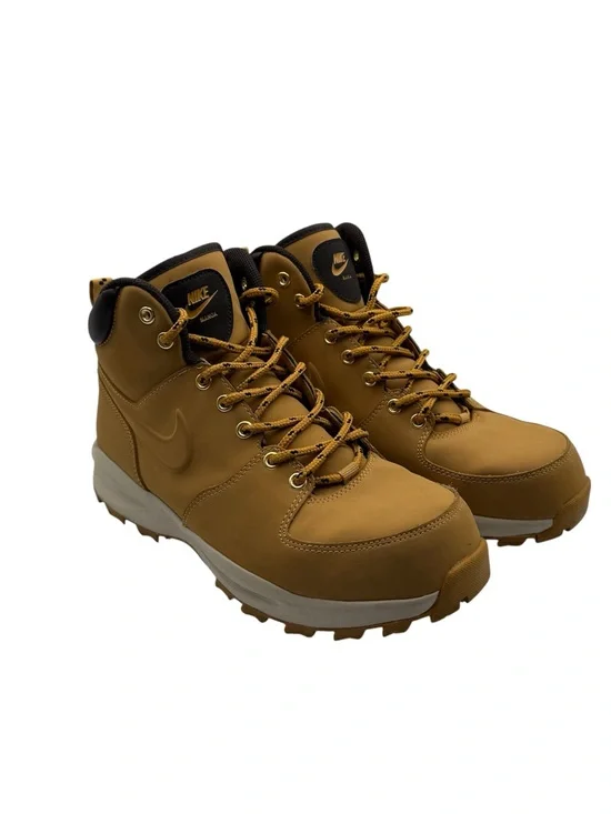 Nike Manoa Leather Boots Haystack Wheat Men’s 9 Water Resistant