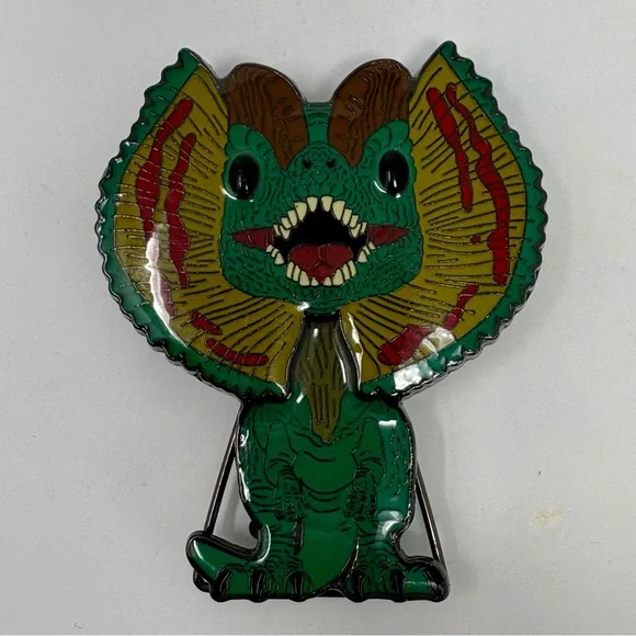 Funko Jurassic Park Dilophosaurus Enamel Pin 3 Post Stand Up 3” 2022