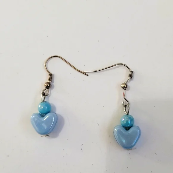 Heart Bead Earrings