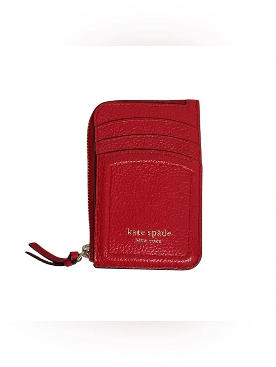 red kate spade cardholder wallet