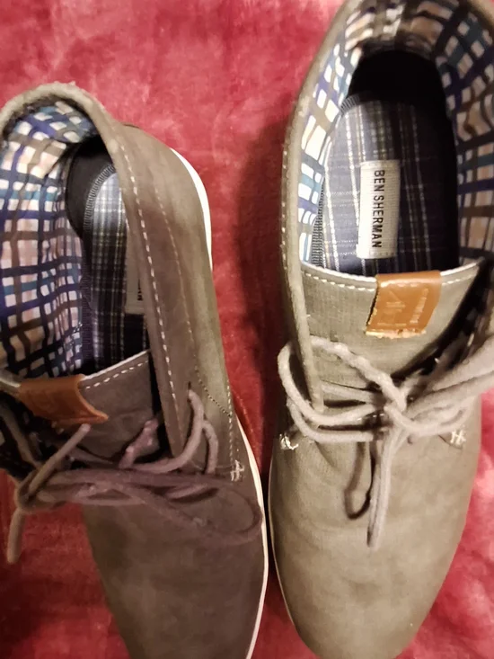 Ben Sherman Men's Grey Casual Lace-Up Shoes