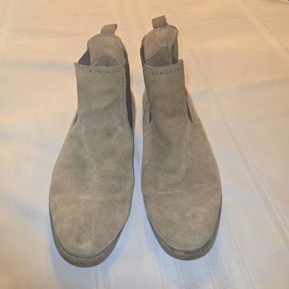 Men's Slip On Chelsea Boots Ankle Boots Suede Leather Chukka Dress Desert Shoes