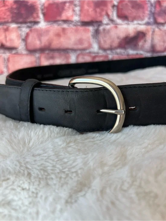 Cody James Black Leather Western Belt Made In USA