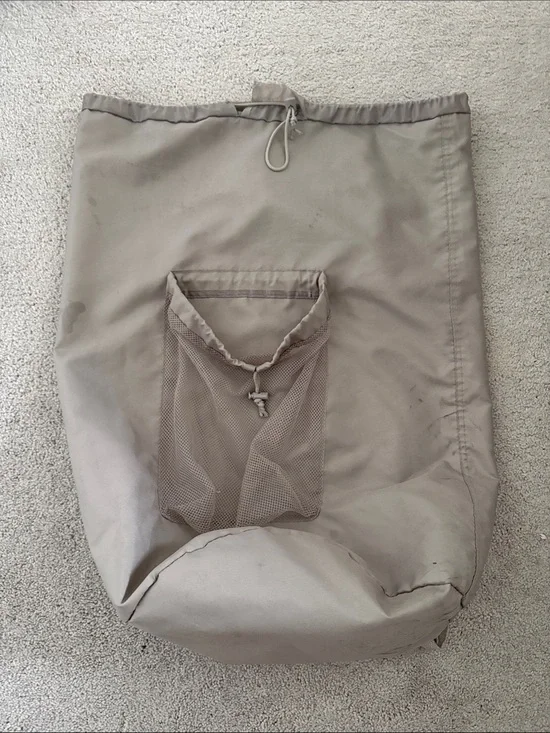 Target Gray College Laundry Bag with Mesh Pocket
