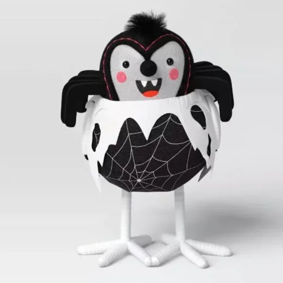 Featherly Friends™ 'Skitter' Felt Bird Halloween Hyde & EEK! Indoor Spider Theme