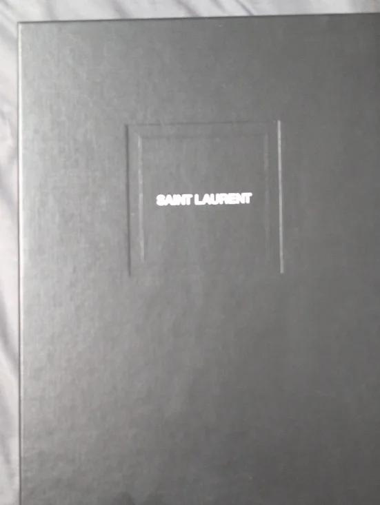 Saint Laurent Black Presentation Box with White Logo Center