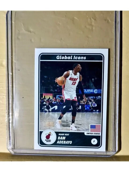 2023-24 Bam Adebayo Panini NBA Basketball #61 Global Icons Sticker
