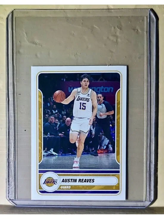 2023-24 Austin Reaves Panini NBA Basketball #365 Sticker Los Angeles Lakers