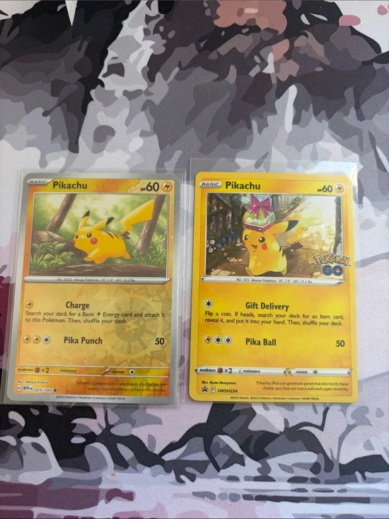 ⚡ Pikachu Pokémon Character Card Mini Lot | 025/165 and SWSH234