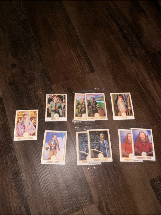 Harry Potter chocolate frog cards