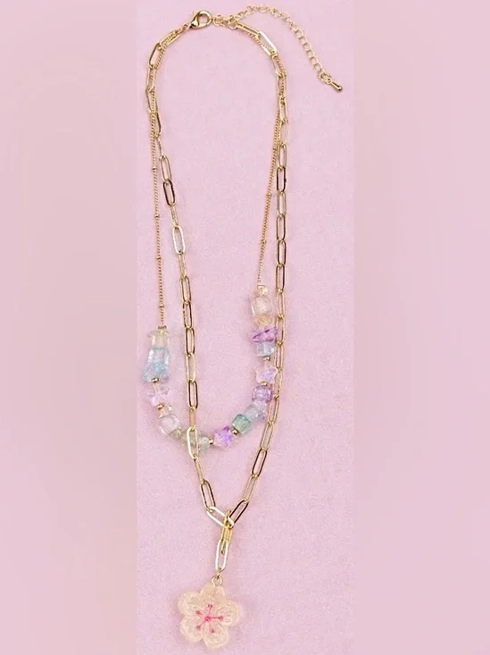 Great Pretenders Boutique Chic Garden Gem Necklace