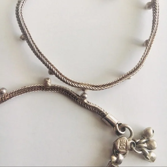 Indian Genuine Silver Anklets/Payal